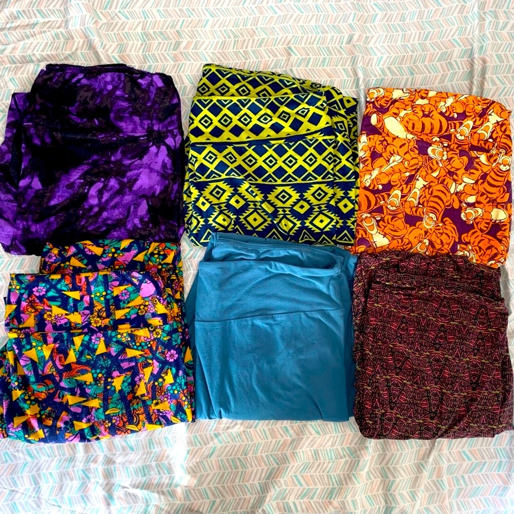 LuLaRoe Leggings T/C (bundle of 6)